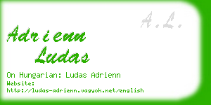 adrienn ludas business card